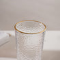 Pebble Textured Medium Glass Drinking Glass Set Of 6 350 ml