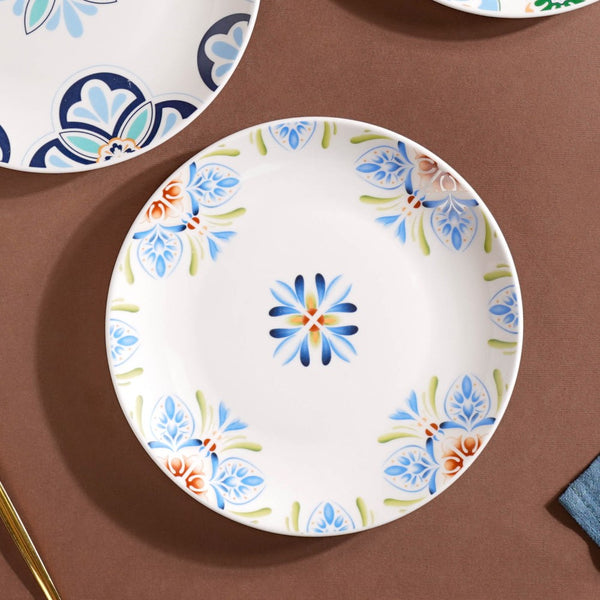 Traditional Floral Patterned Plate 8 Inch