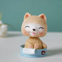 Puppy In A Tub Bobble Head Resin Showpiece - Showpiece | Home decor item | Room decoration item