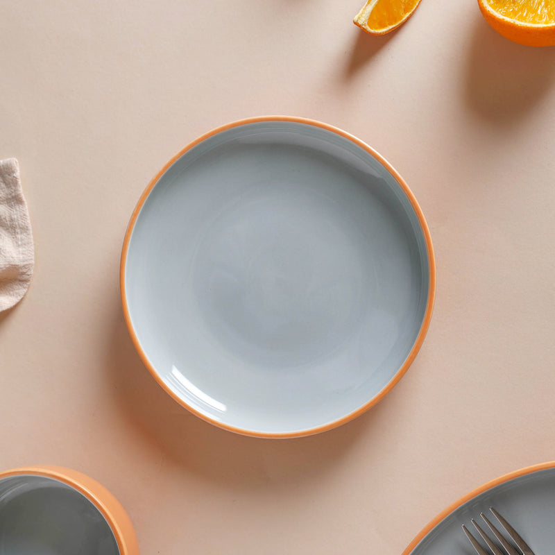 Zoella Grey 33 Piece Dinnerware For 6