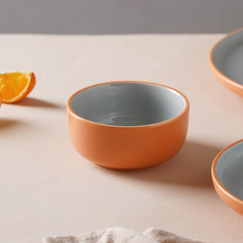 Zoella Snack Bowl Grey 250 ml - Bowl,ceramic bowl, snack bowls, curry bowl, popcorn bowls | Bowls for dining table & home decor