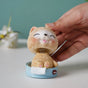 Puppy In A Tub Bobble Head Resin Showpiece - Showpiece | Home decor item | Room decoration item