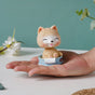 Puppy In A Tub Bobble Head Resin Showpiece - Showpiece | Home decor item | Room decoration item
