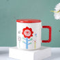 Flower Mug- Mug for coffee, tea mug, cappuccino mug | Cups and Mugs for Coffee Table & Home Decor