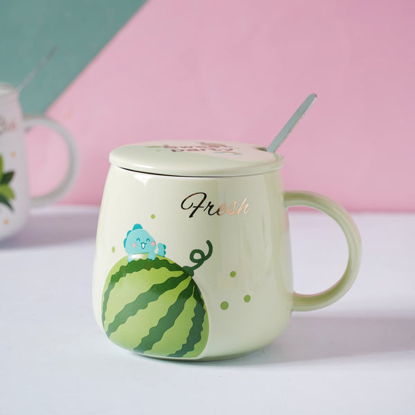 Fruit Ceramic Mug- Mug for coffee, tea mug, cappuccino mug | Cups and Mugs for Coffee Table & Home Decor