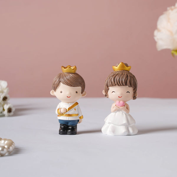 Wedding Couple Resin Showpiece Set Of 2 - Showpiece | Home decor item | Room decoration item