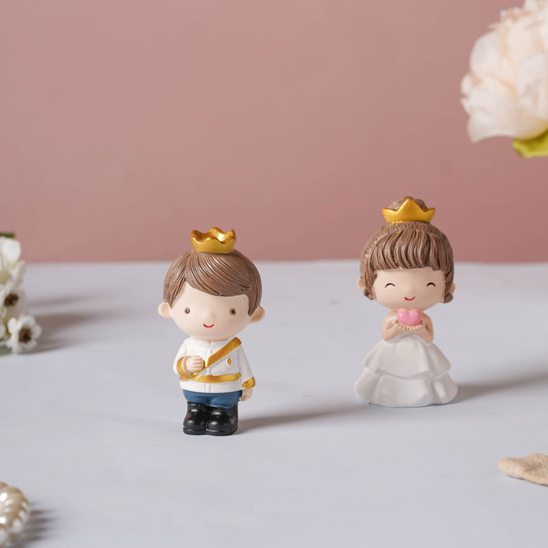Wedding Couple Resin Showpiece Set Of 2 - Showpiece | Home decor item | Room decoration item