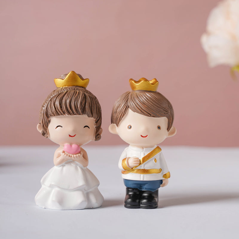 Wedding Couple Resin Showpiece Set Of 2 - Showpiece | Home decor item | Room decoration item