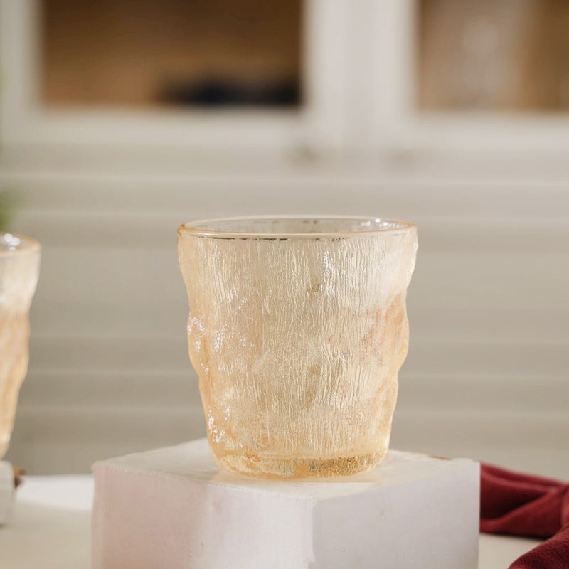 Short Amber Glacier Cup Set Of 6 300 ml