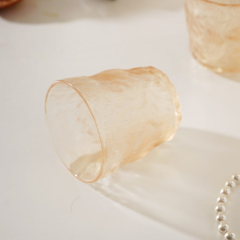 Short Amber Glacier Cup Set Of 6 300 ml