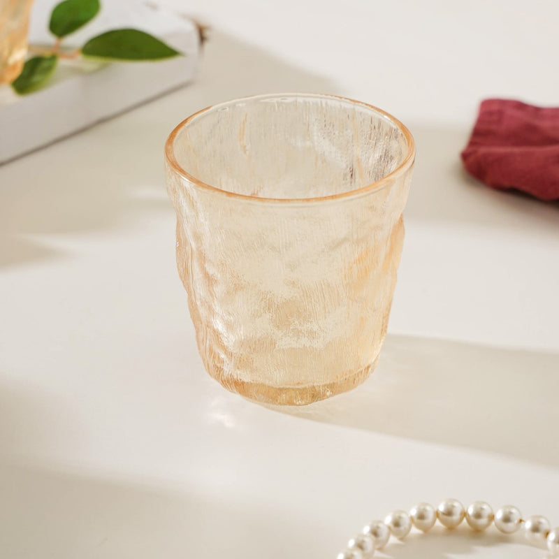 Short Amber Glacier Cup Set Of 6 300 ml