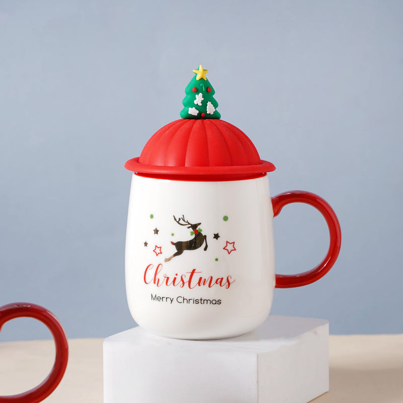 Christmas Coffee Cup- Mug for coffee, tea mug, cappuccino mug | Cups and Mugs for Coffee Table & Home Decor