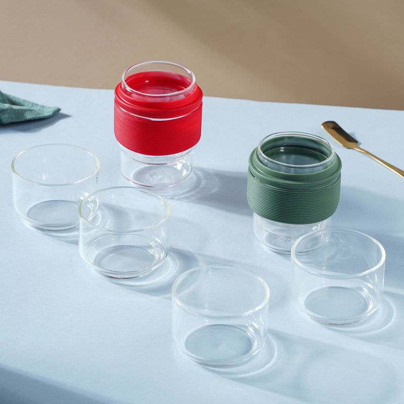 Glass Travel Teapot Set - Teapot, kettle, tea kettle | Teapot for Dining table & Home decor