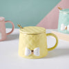 Textured Bow Cup- Mug for coffee, tea mug, cappuccino mug | Cups and Mugs for Coffee Table & Home Decor