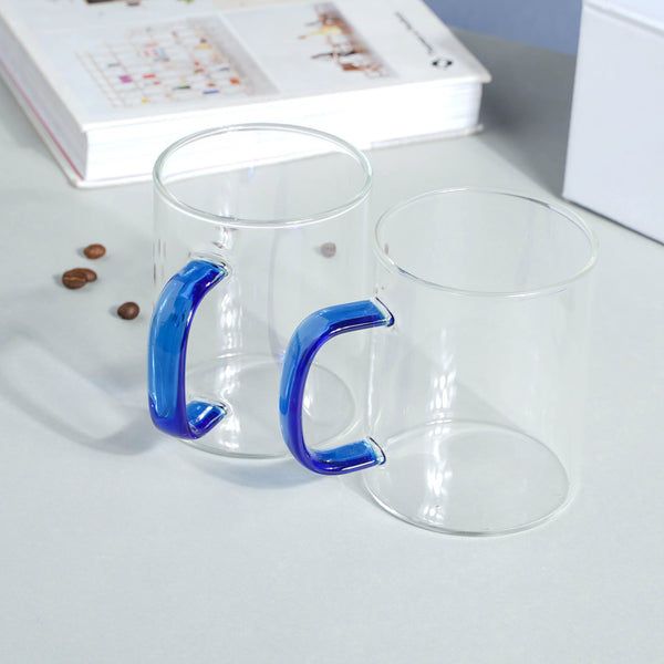 Glass Tea Mug Set of 2