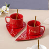 Love Cup and Plate Set- Tea cup, coffee cup, cup for tea | Cups and Mugs for Office Table & Home Decoration