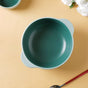 Zoella Ceramic Bowl Green - Bowl, ceramic bowl, serving bowls, noodle bowl, salad bowls, bowl for snacks, baking bowls, large serving bowl, bowl with handle | Bowls for dining table & home decor