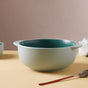 Zoella Ceramic Bowl Green - Bowl, ceramic bowl, serving bowls, noodle bowl, salad bowls, bowl for snacks, baking bowls, large serving bowl, bowl with handle | Bowls for dining table & home decor