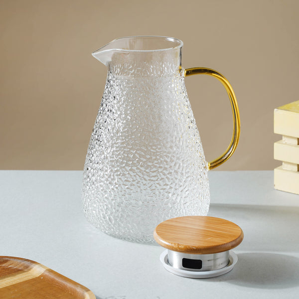 Glass Lemonade Jug - Glass jug, juice jug, water jug | Jug for Dining table & Home decor