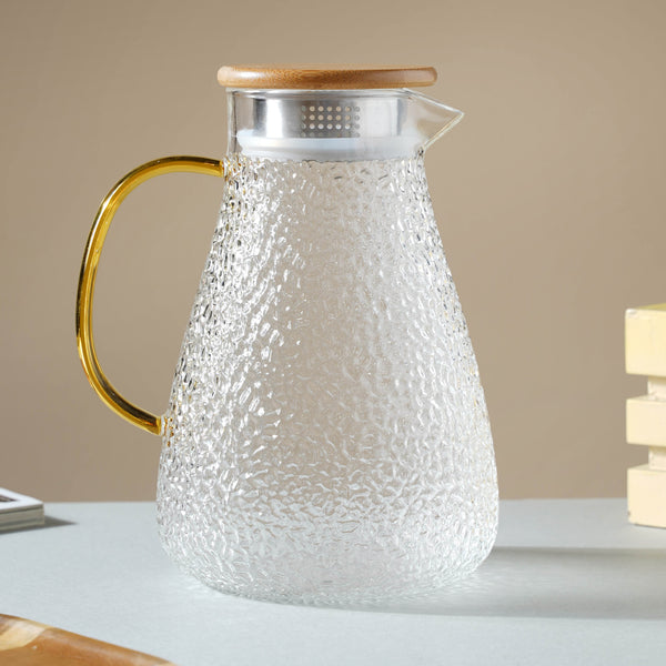Glass Lemonade Jug - Glass jug, juice jug, water jug | Jug for Dining table & Home decor