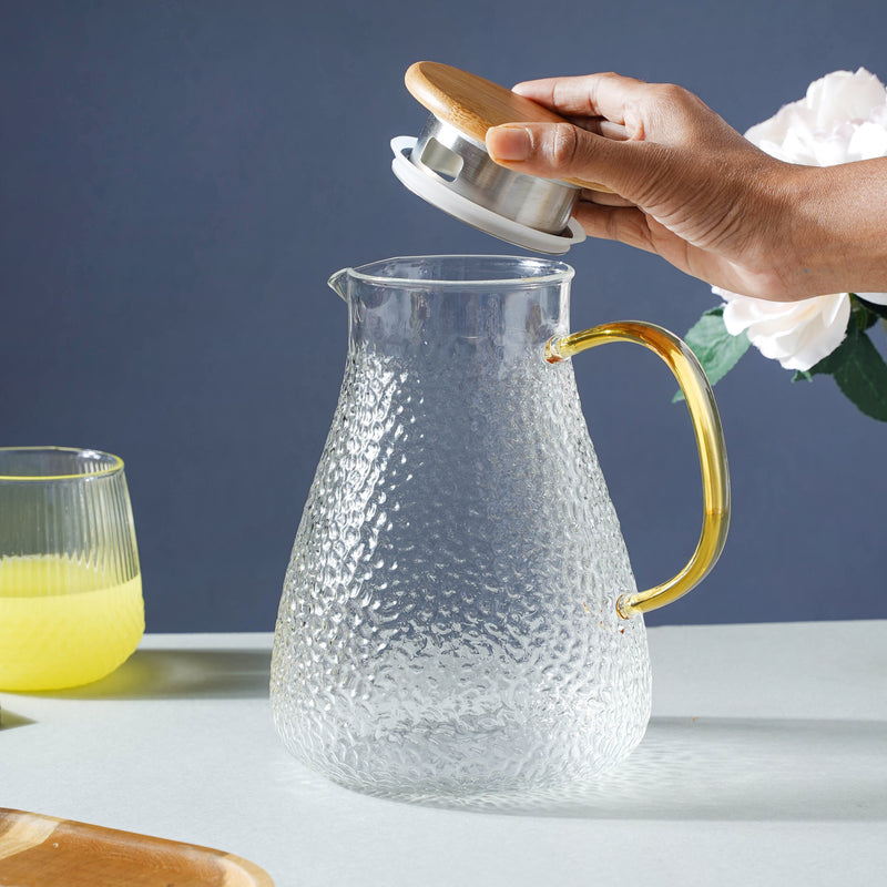 Lemonade Jug - Water jug, glass jug, juice jug | Jug for Dining table & Home decor