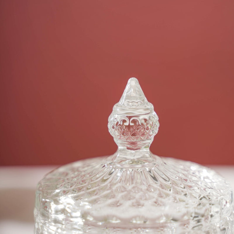 Transparent Crystal Glass Small Candy Jar 250 ml - Jar