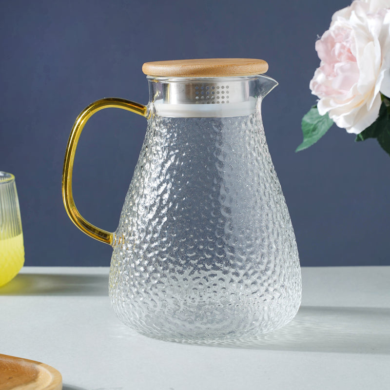 Lemonade Jug - Water jug, glass jug, juice jug | Jug for Dining table & Home decor