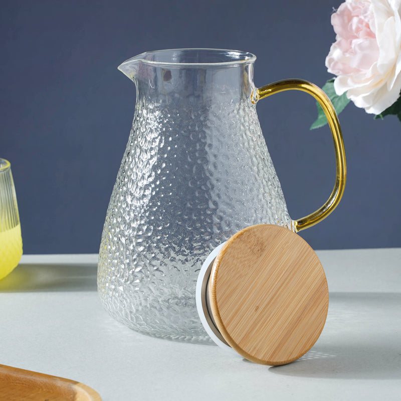 Lemonade Jug - Water jug, glass jug, juice jug | Jug for Dining table & Home decor