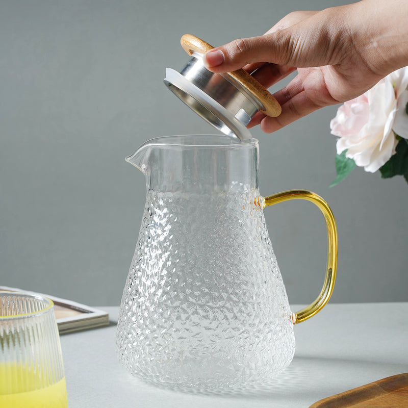 Jug For Lemonade - Water jug, glass jug, juice jug | Jug for Dining table & Home decor