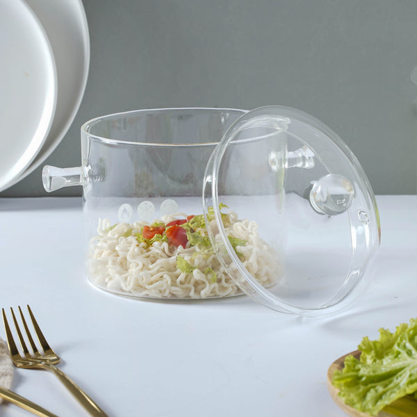 Glass Soup Pot - Bowl, soup bowl, ceramic bowl, snack bowls, curry bowl, popcorn bowls | Bowls for dining table & home decor