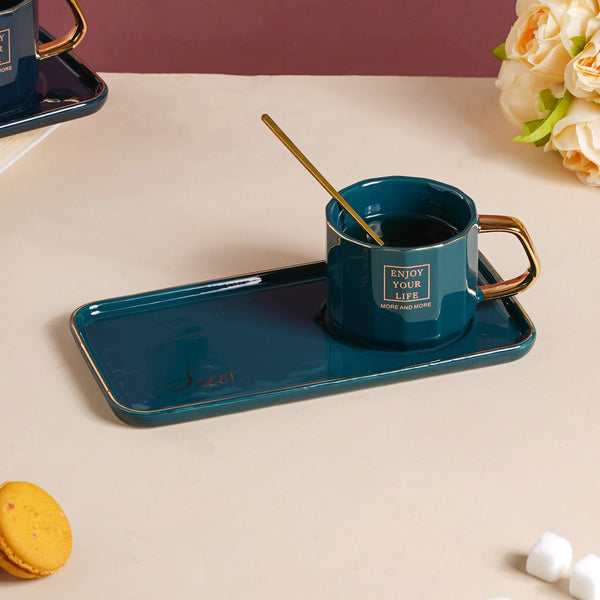 Ceramic Cup and Tray