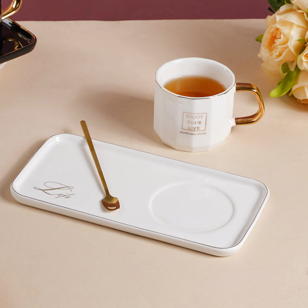 Ceramic Cup and Tray