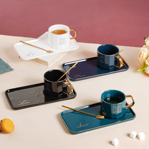 Ceramic Cup and Tray