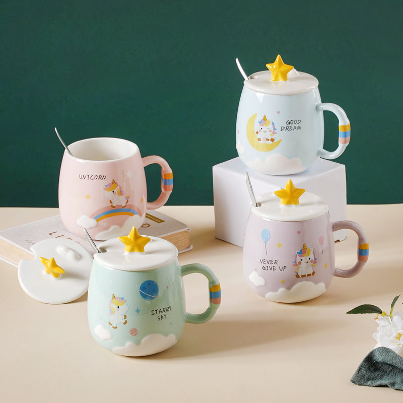 Cup With A Star- Mug for coffee, tea mug, cappuccino mug | Cups and Mugs for Coffee Table & Home Decor