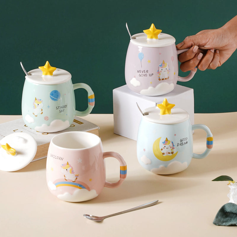 Cup With A Star- Mug for coffee, tea mug, cappuccino mug | Cups and Mugs for Coffee Table & Home Decor