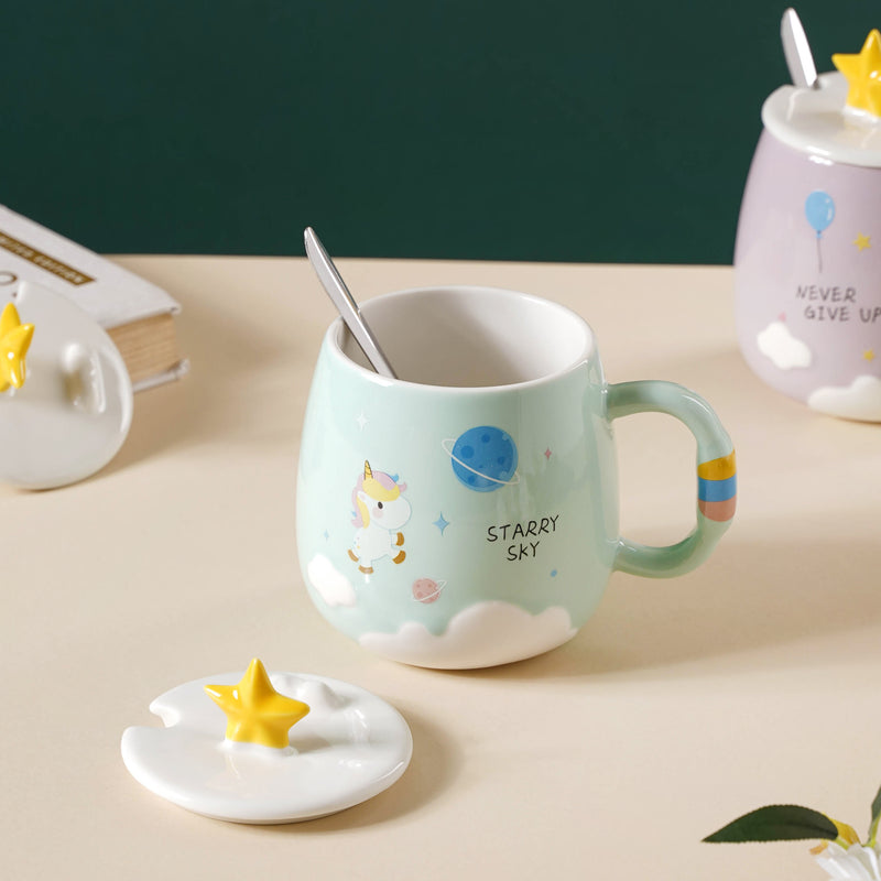 Cup With A Star- Mug for coffee, tea mug, cappuccino mug | Cups and Mugs for Coffee Table & Home Decor