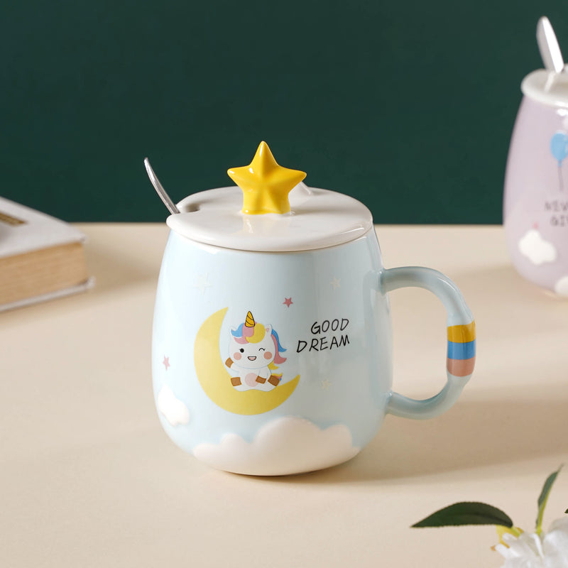 Cup With A Star- Mug for coffee, tea mug, cappuccino mug | Cups and Mugs for Coffee Table & Home Decor