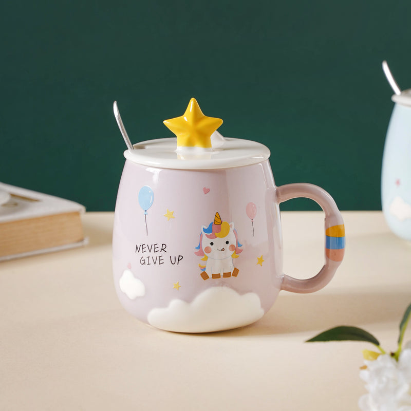 Cup With A Star- Mug for coffee, tea mug, cappuccino mug | Cups and Mugs for Coffee Table & Home Decor