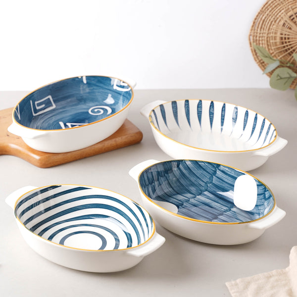 Nitori Baking Dish - Bowl, ceramic bowl, serving bowls, noodle bowl, salad bowls, bowl for snacks, baking bowls, large serving bowl, bowl with handle | Bowls for dining table & home decor