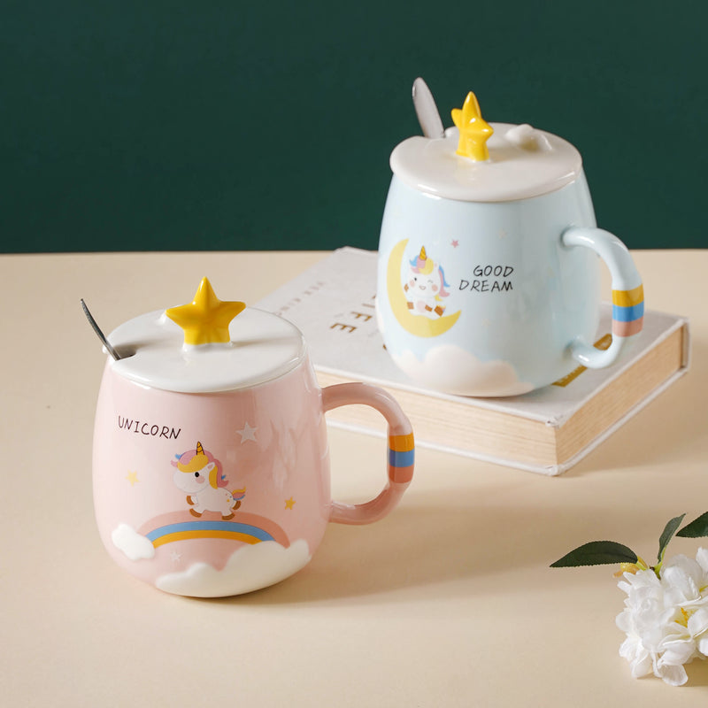 Cup With A Star- Mug for coffee, tea mug, cappuccino mug | Cups and Mugs for Coffee Table & Home Decor