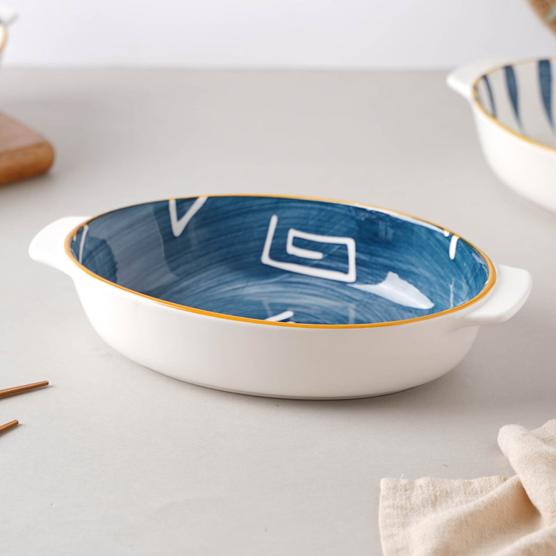 Nitori Baking Dish - Bowl, ceramic bowl, serving bowls, noodle bowl, salad bowls, bowl for snacks, baking bowls, large serving bowl, bowl with handle | Bowls for dining table & home decor