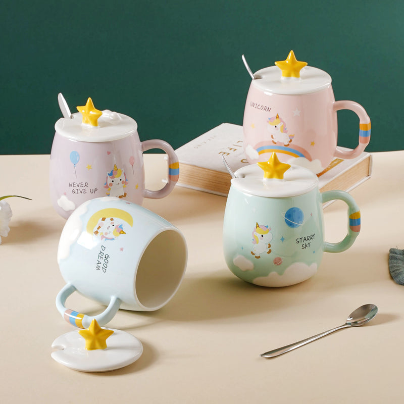 Cup With A Star- Mug for coffee, tea mug, cappuccino mug | Cups and Mugs for Coffee Table & Home Decor