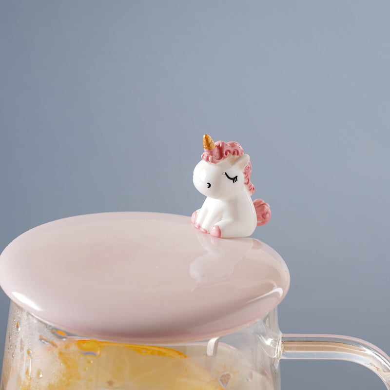 Unicorn Glass Mug- Mug for coffee, tea mug, cappuccino mug | Cups and Mugs for Coffee Table & Home Decor