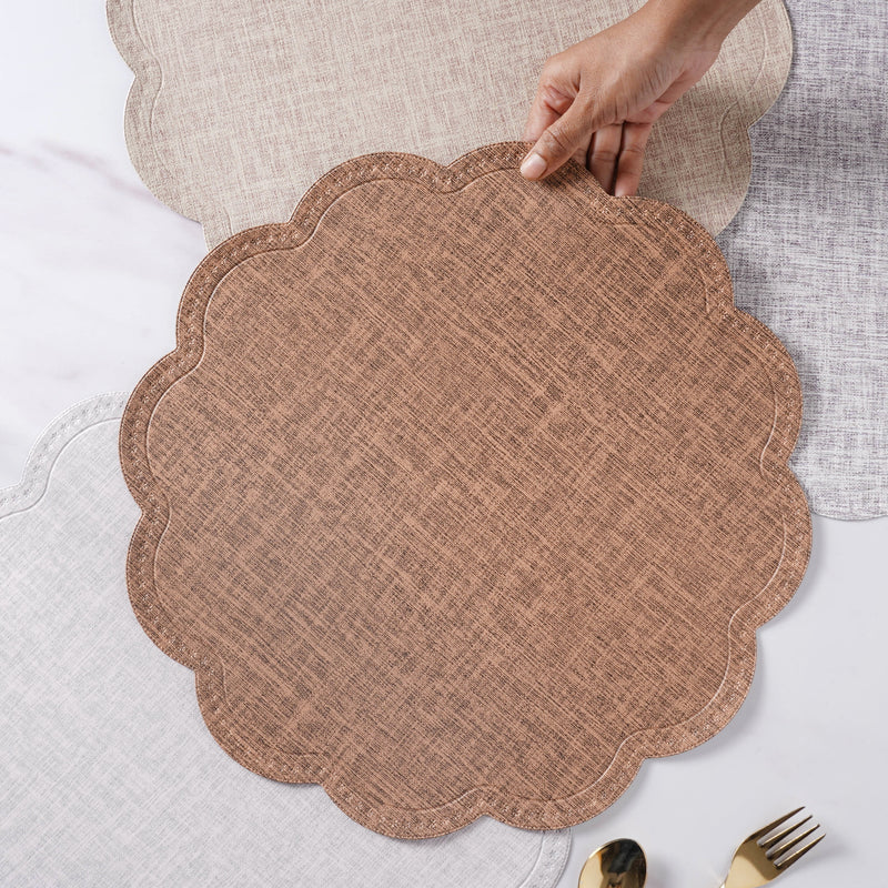 Dinner Table Mat Lace Set