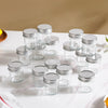 Glass Storage Jars With Lid Set Of 16 50ml - Jar