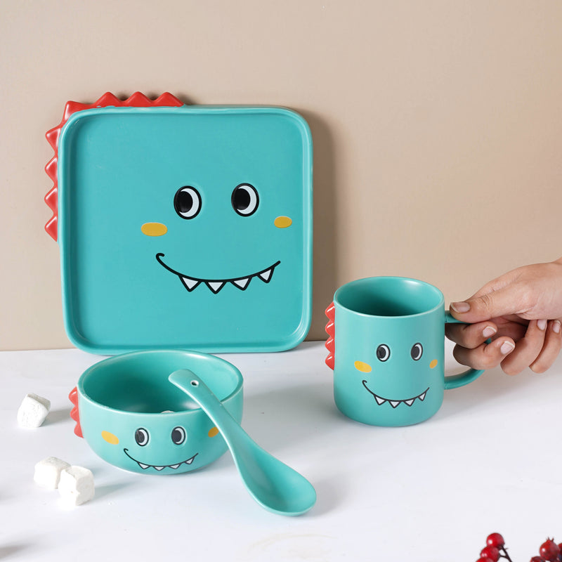 Green Dino Meal Set