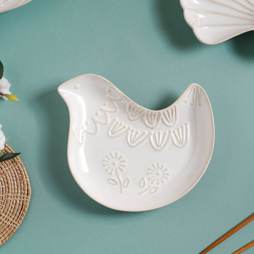 Birdy Snack Plate 9 Inch - Serving plate, snack plate, dessert plate | Plates for dining & home decor