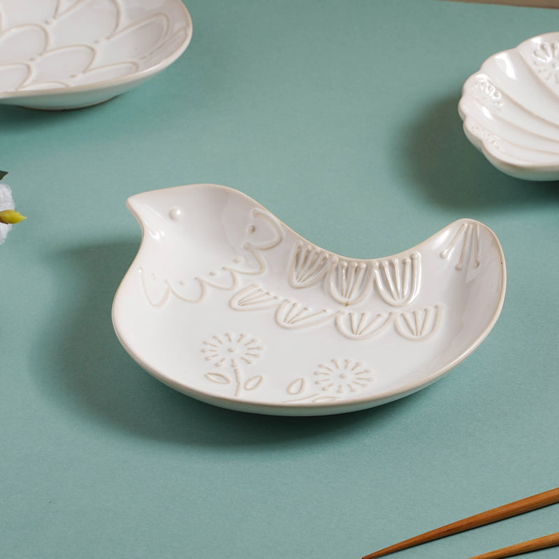 Birdy Snack Plate 9 Inch - Serving plate, snack plate, dessert plate | Plates for dining & home decor
