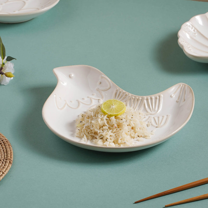 Birdy Snack Plate 9 Inch - Serving plate, snack plate, dessert plate | Plates for dining & home decor