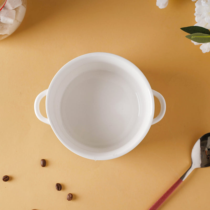 Ceramic Bowl With Handle - Bowl, ceramic bowl, serving bowls, noodle bowl, salad bowls, bowl for snacks, bowl with handle | Bowls for dining table & home decor